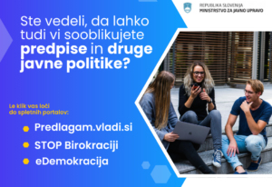 Povezave do spletnih mest za aktivno sodelovanje pri oblikovanju predpisov